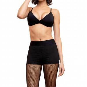 NEW HEROINE SPORT little base sleek sports bra in black